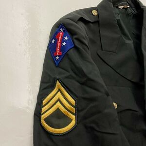 US Army GUADALCANAL Staff Sergeant‎ Men's Military Army Green Jacket Coat 42R